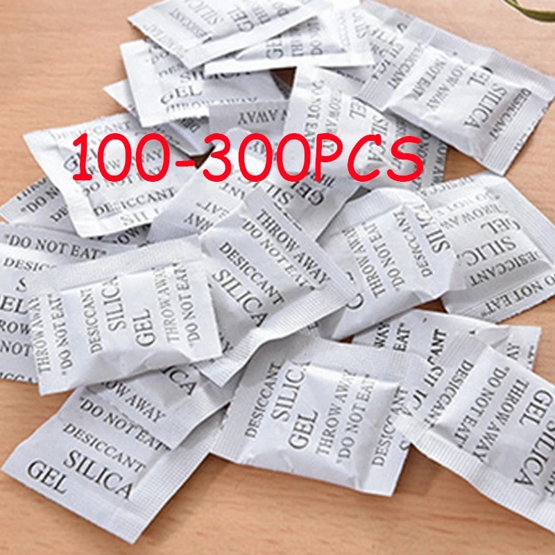 Food Storage In Room - 100-300PCS Packungen Ungiftiges Silica Gel Trockenmittel