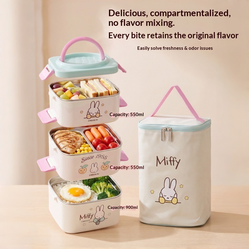 Food Storage In Room - Miffy Isolierte Tragbare Bento-Box 2026 Neue