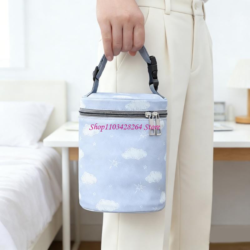 Food Storage Technology - Isolierte Flaschenhalterhülle mit Cartoon-Druck für Kleinkinder.