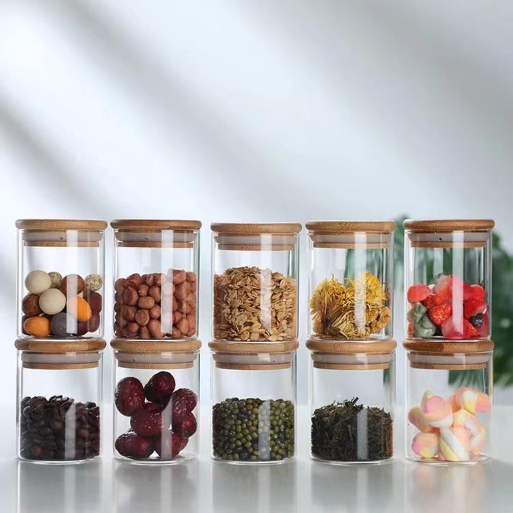 Food Storage With Glass Lids - Glas Lebensmittel Vorrats behälter mit aus