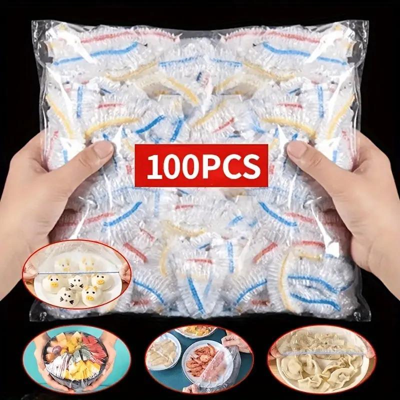 Food Storage Keep Hot - Wiederverwendbare Frischhaltefolie 100 Stück Küchenzubehör Elastische