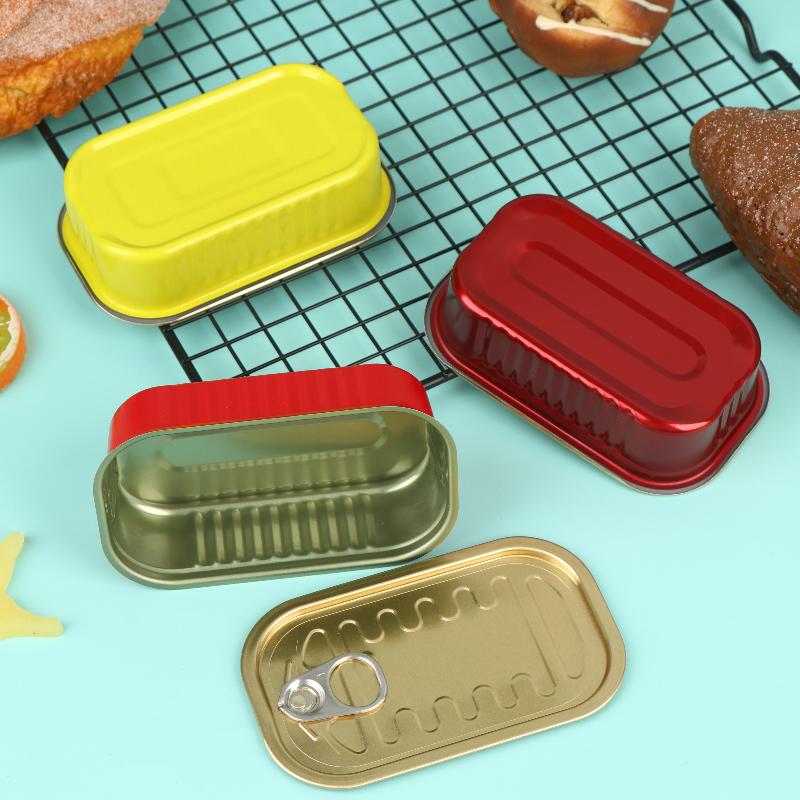 Food Storage Lid - 2 Stück rechteckige, versiegelte Mini-Aufbewahrungsbox aus
