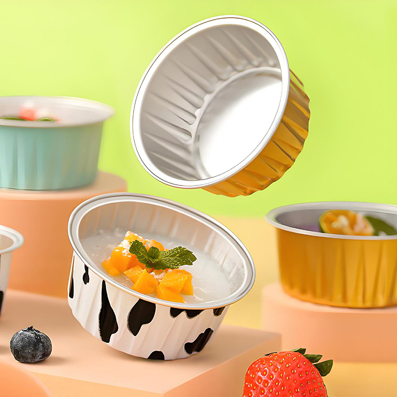 Food Storage Lid - 10/20/30 Stück Runde Backformen aus Alufolie