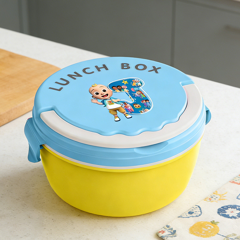 Food Storage Box - Cocomelon Lunchboxen, tragbare Bento-Mahlzeitbox für Jungen,