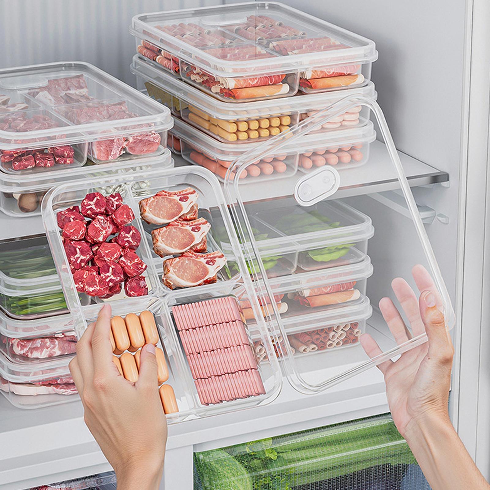 Food Storage Design - 1 Stück Kühlschrank-Aufbewahrungsbox für Fleisch und