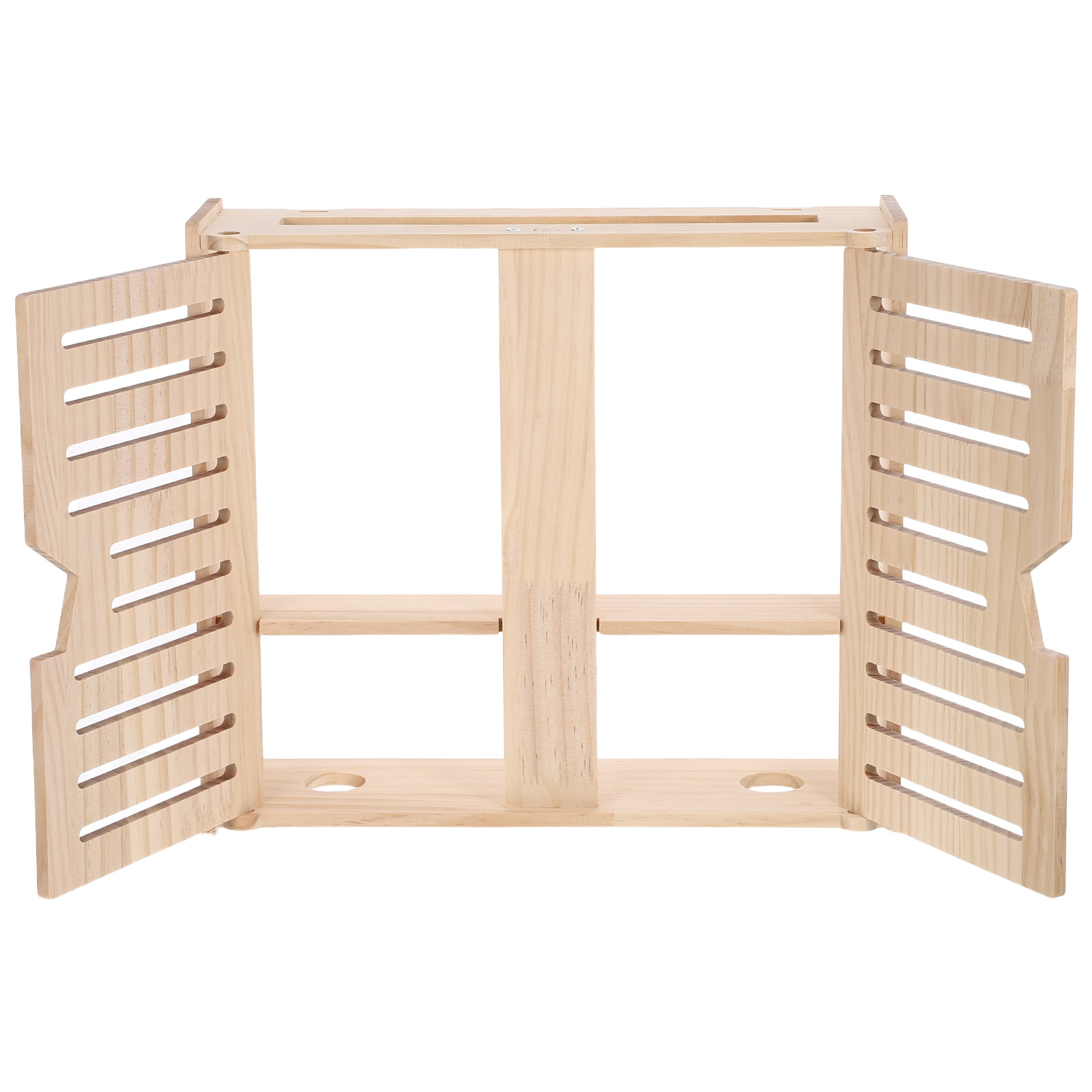 Food Storage Box - Natürlicher Holz-Router-Aufbewahrungsschrank, wandmontierte WiFi-Organizer-Box mit universeller