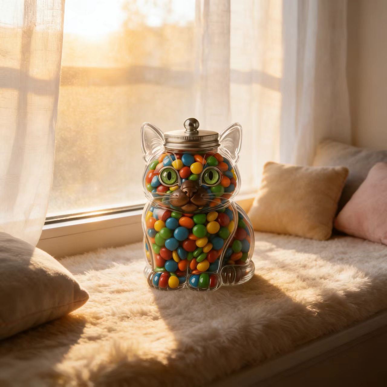 Niedliches Katzenförmiges Glas – Food Storage With Glass Lids Bewertung und Preis