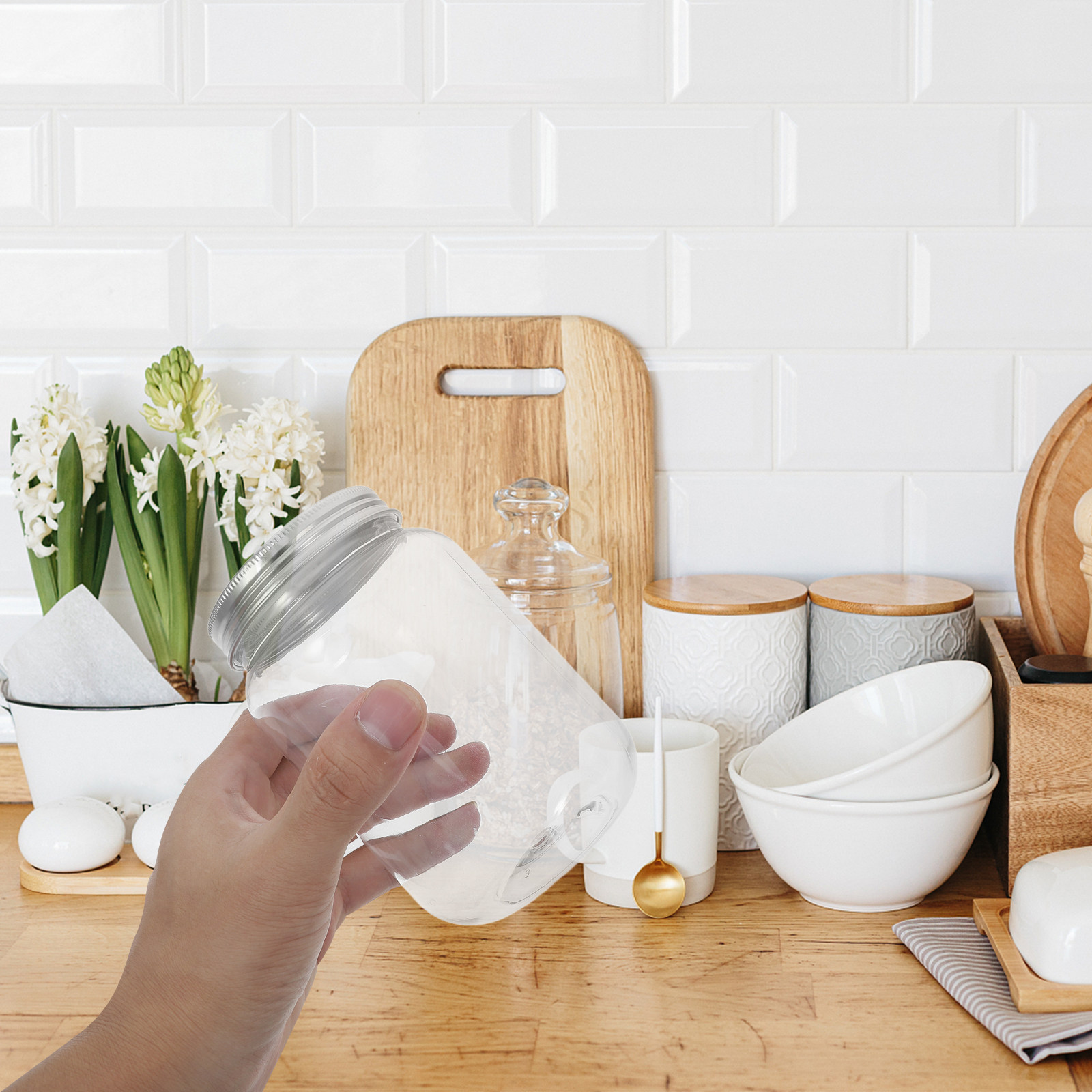 4 Stück durchsichtige Kunststo – Food Storage Lid Bewertung und Preis