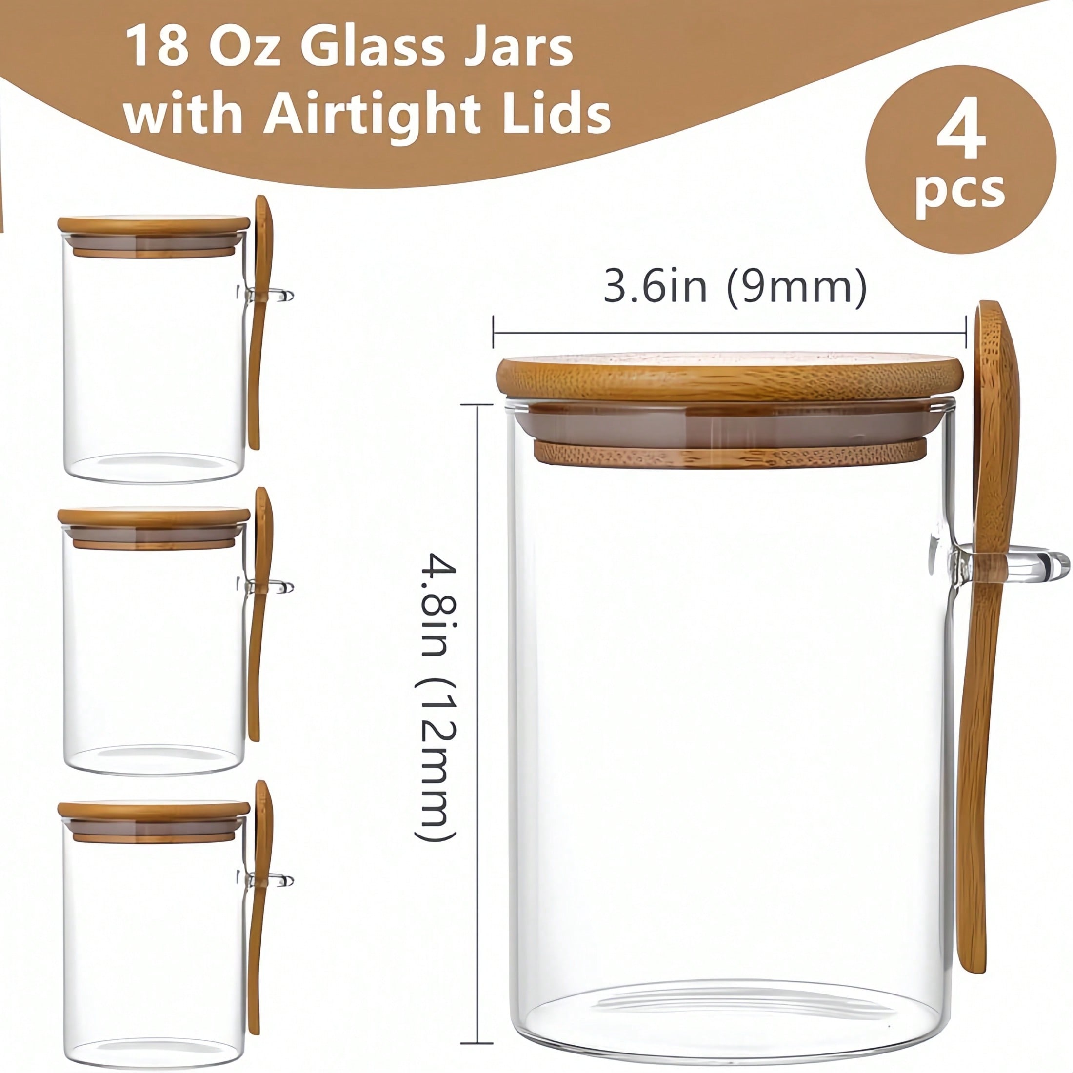 4-teiliges Aufbewahrungsset (b – Food Storage With Glass Lids Bewertung und Preis