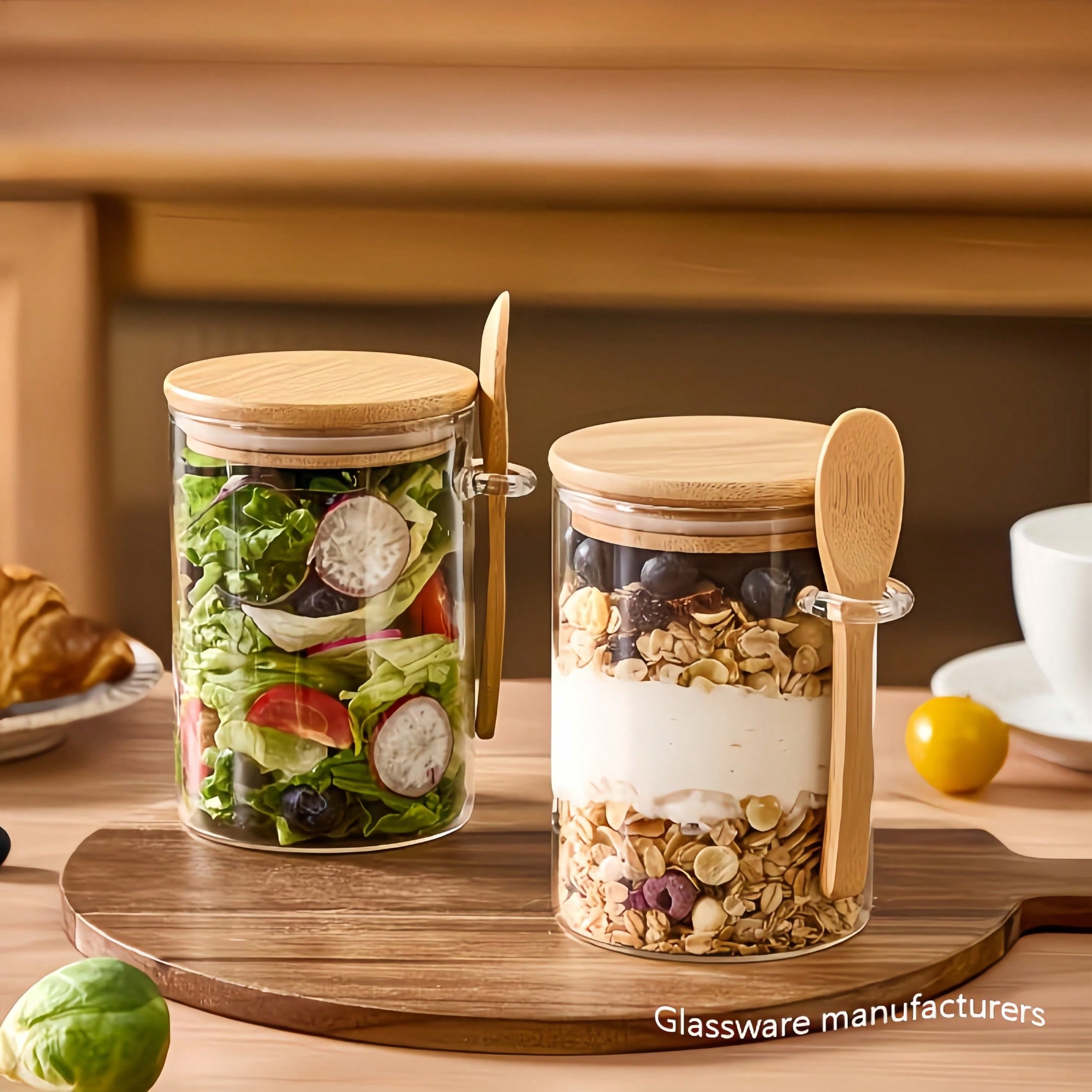 4-teiliges Aufbewahrungsset (b – Food Storage With Glass Lids Bewertung und Preis