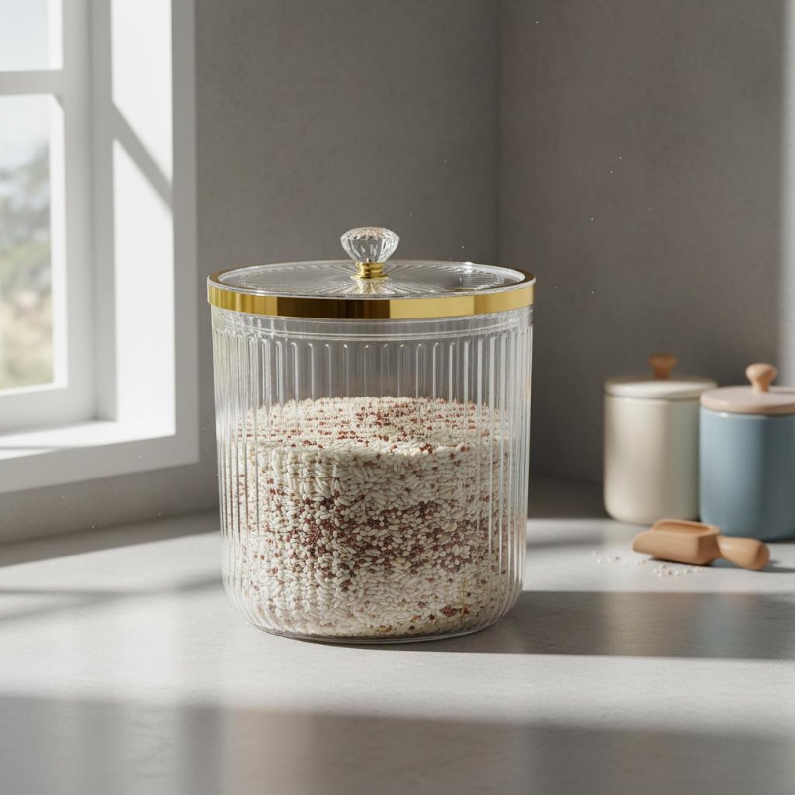 Vorratsbehälter für Trockenfut – Food Storage Design Bewertung und Preis