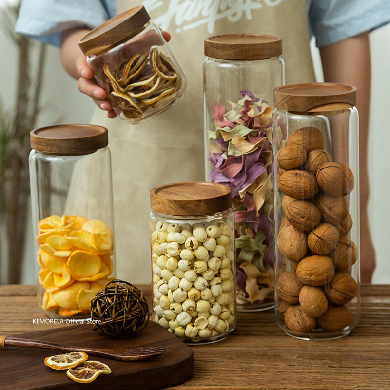 Luftdichter Glaskanister mit H – Food Storage With Glass Lids Bewertung und Preis