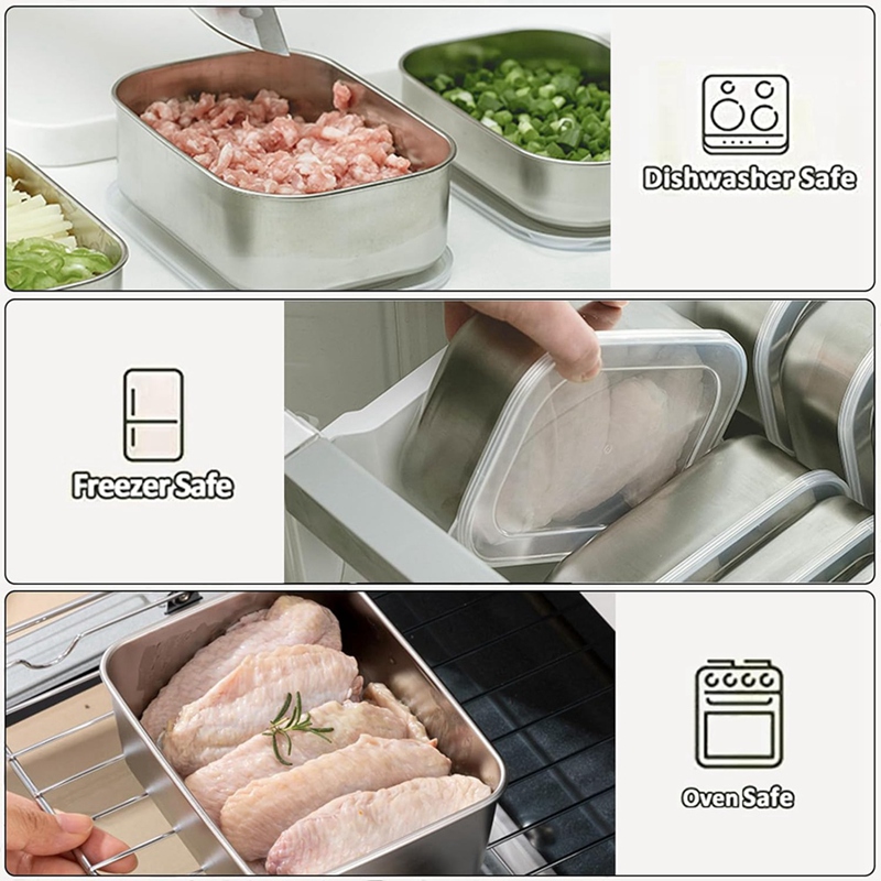 Edelstahlbehälter für Lebensmi – Food Storage Box Bewertung und Preis