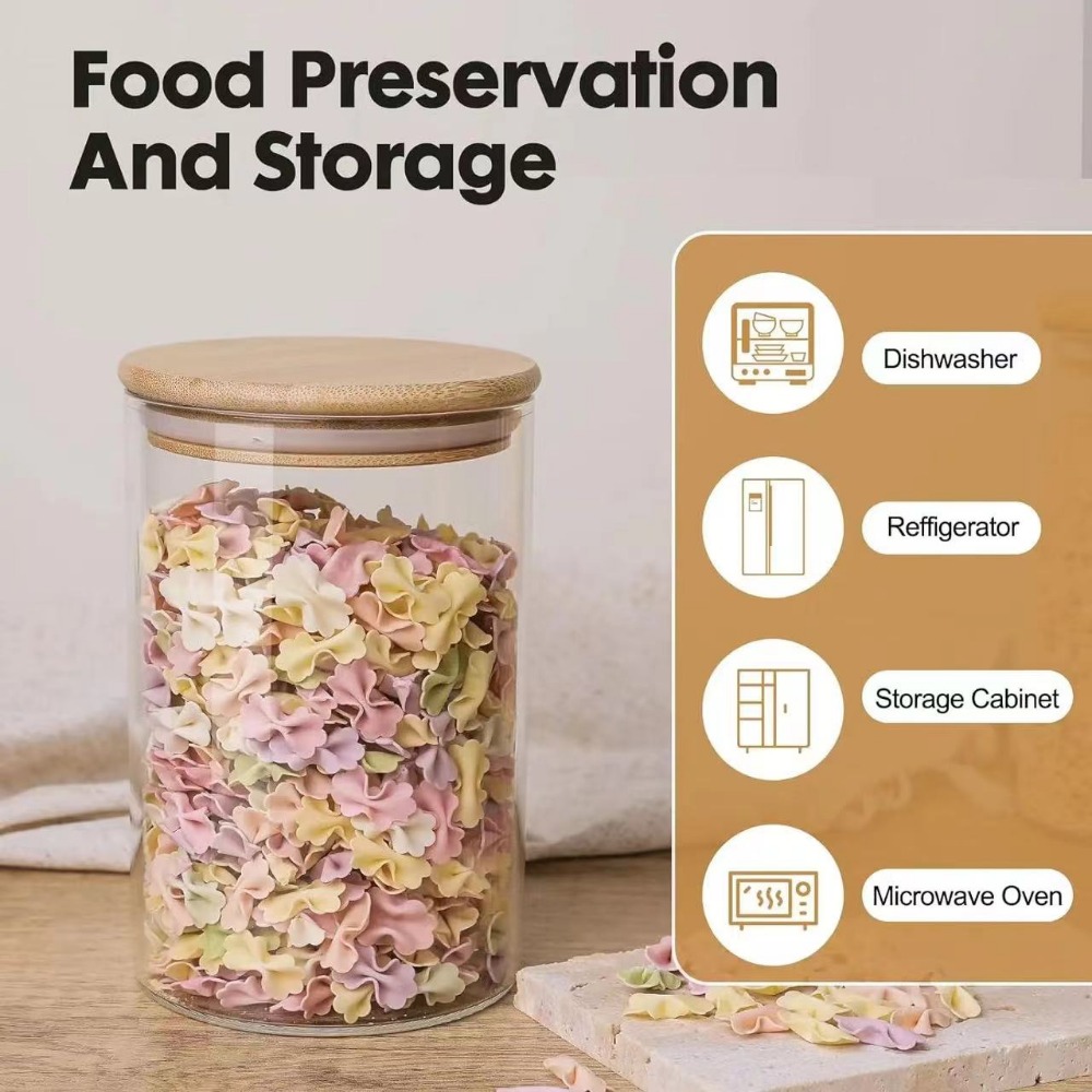 Glas Lebensmittel Vorrats behä – Food Storage With Glass Lids Bewertung und Preis