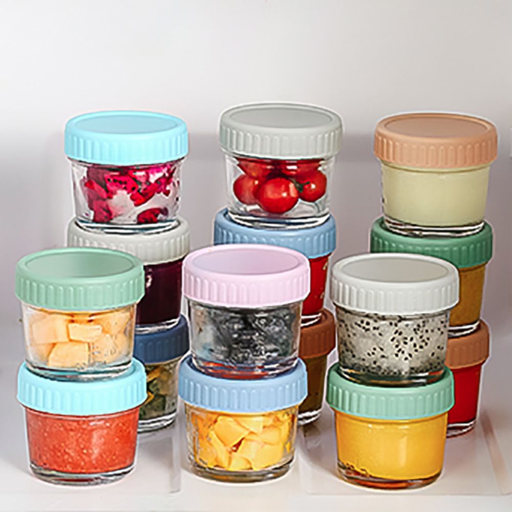 6 Stück Glas-Babynahrungsgläse – Food Storage With Glass Lids Bewertung und Preis