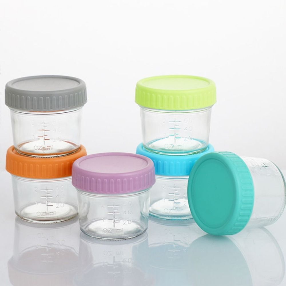 6 Stück Glas-Babynahrungsgläse – Food Storage With Glass Lids Bewertung und Preis