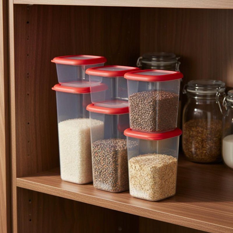 6-teiliges Luftdichtes Lebensm – Food Storage Design Bewertung und Preis
