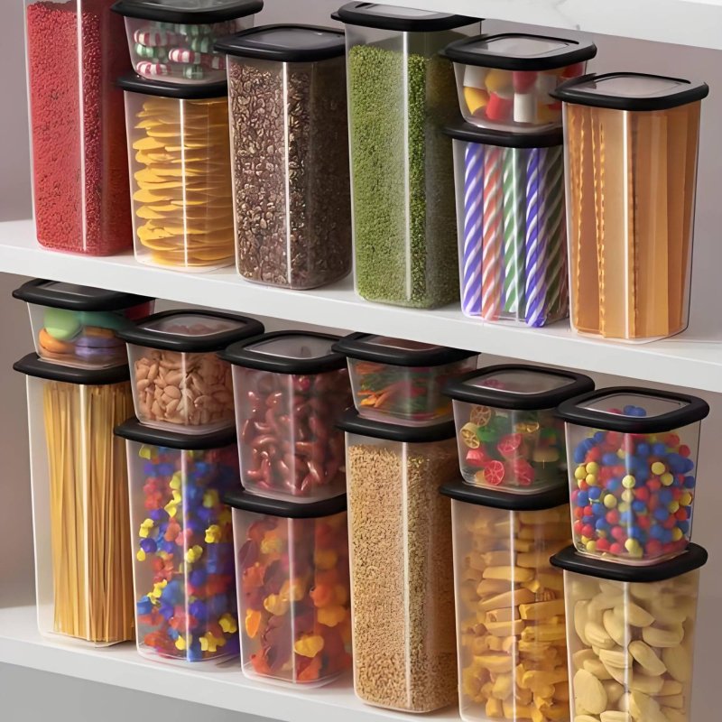 6-teiliges Luftdichtes Lebensm – Food Storage Design Bewertung und Preis