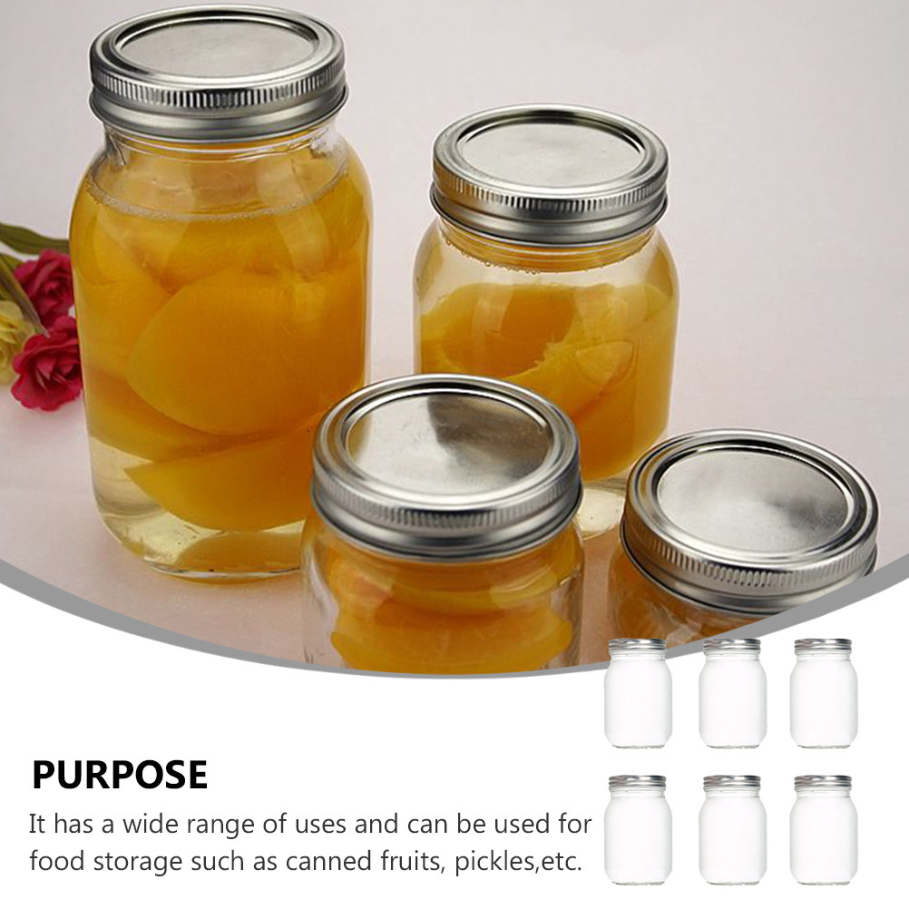 6 Stück Transparente Runde Gla – Food Storage With Glass Lids Bewertung und Preis