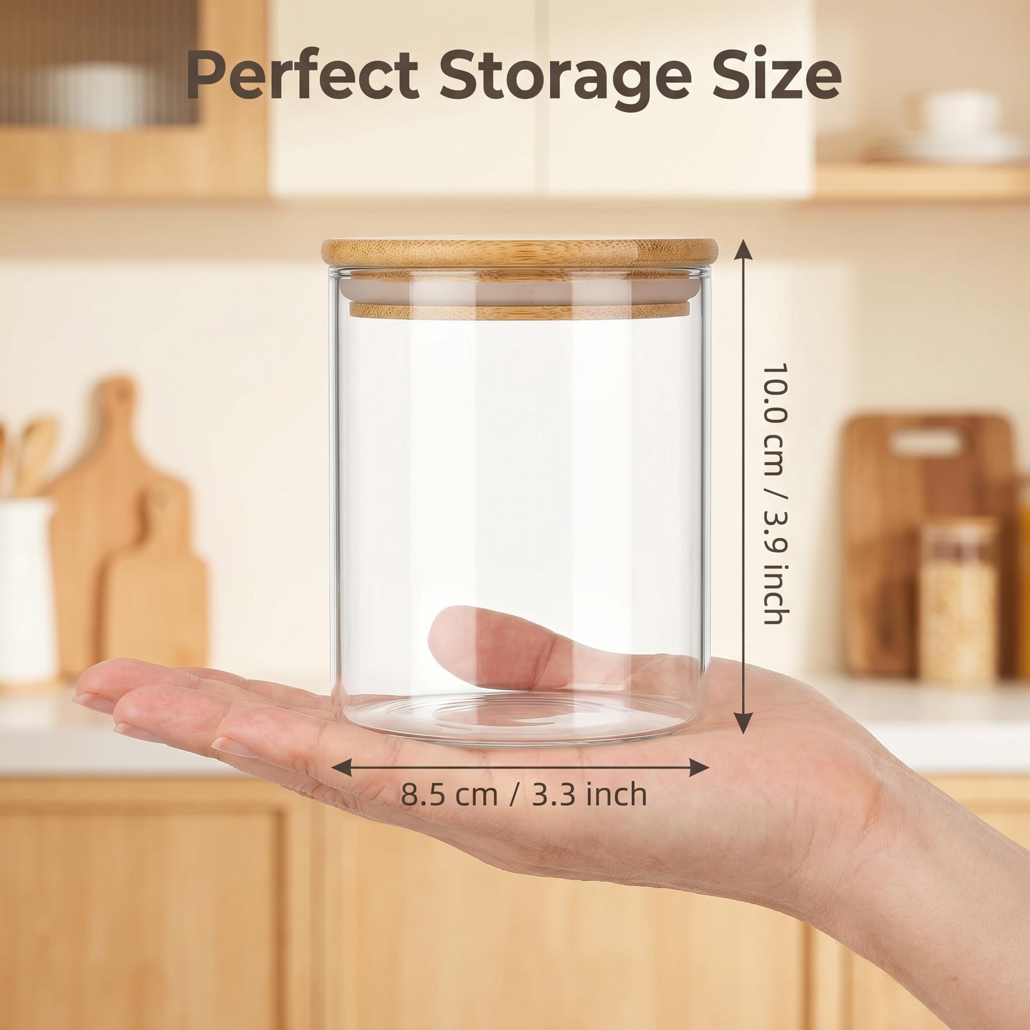 9-teiliges Set Klare Glas-Aufb – Food Storage With Glass Lids Bewertung und Preis