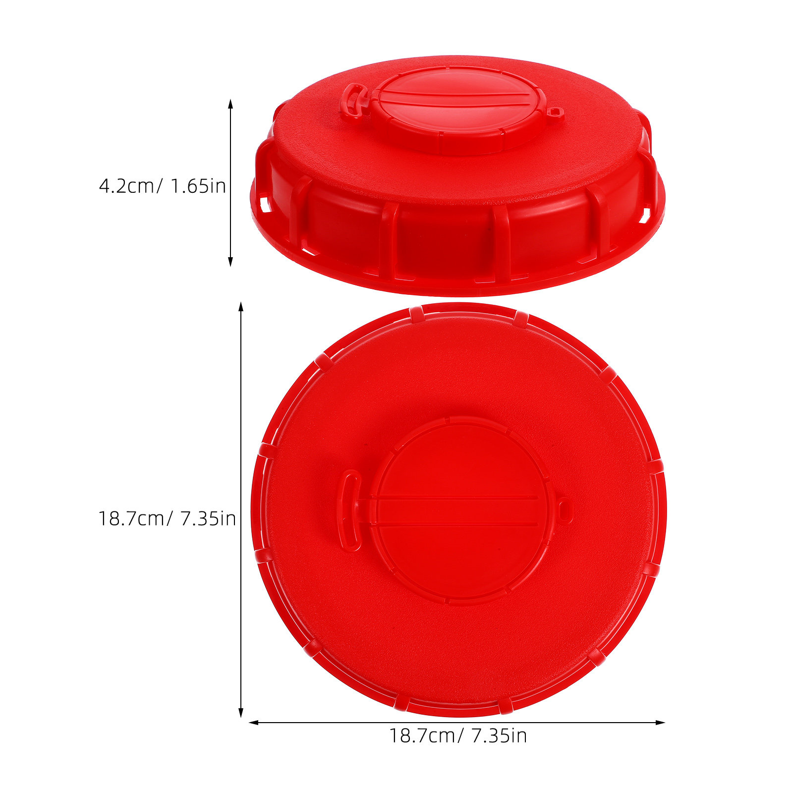 IBC-Tankdeckel Rot 16,2cm ABS  – Food Storage Lid Bewertung und Preis