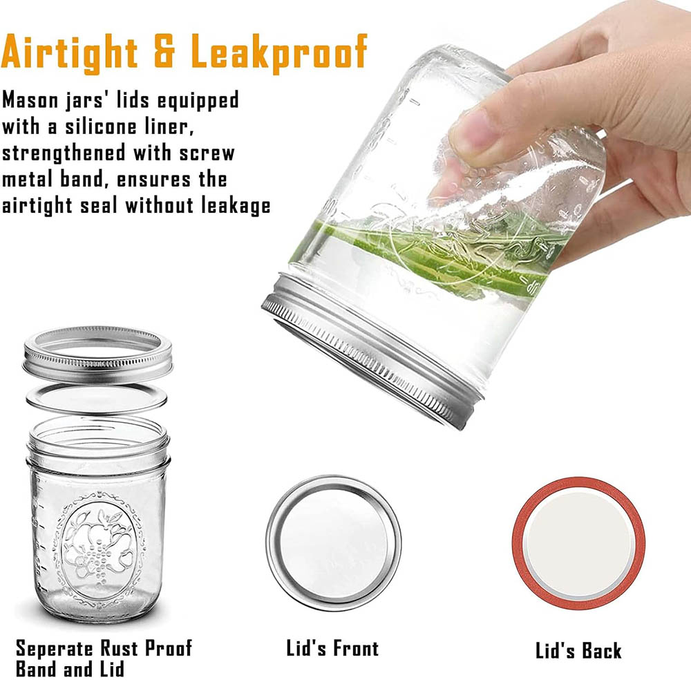 16oz Weithals-Einmachgläser mi – Food Storage Lid Bewertung und Preis