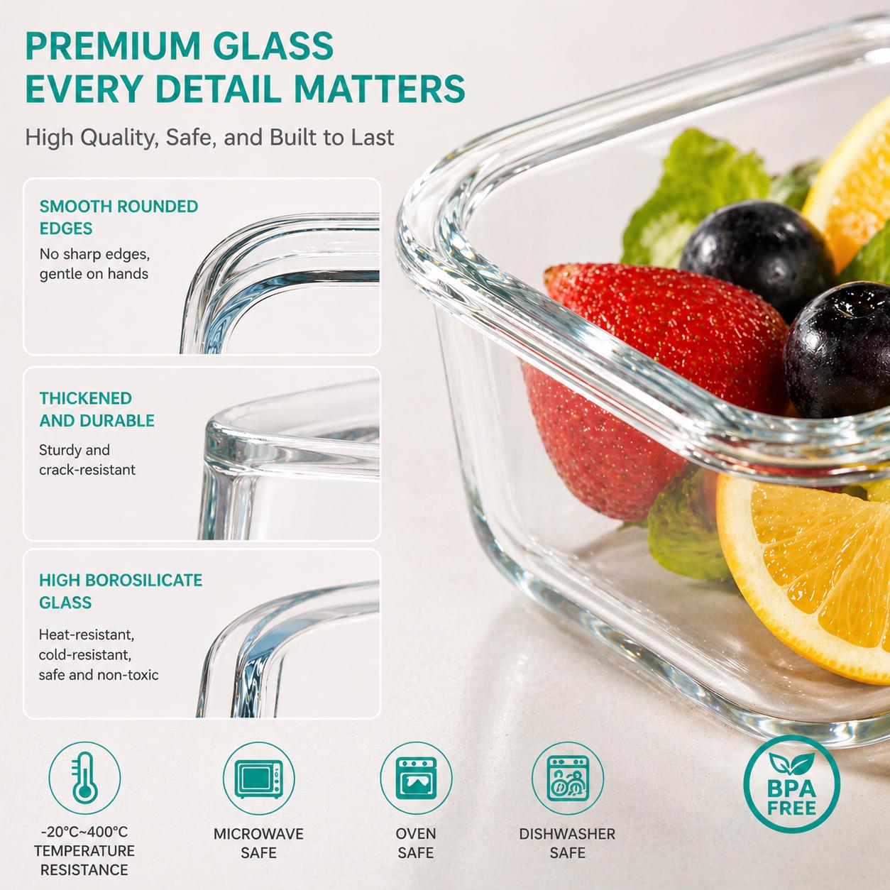 16 Stück Versiegelte Glas-Lebe – Food Storage With Glass Lids Bewertung und Preis