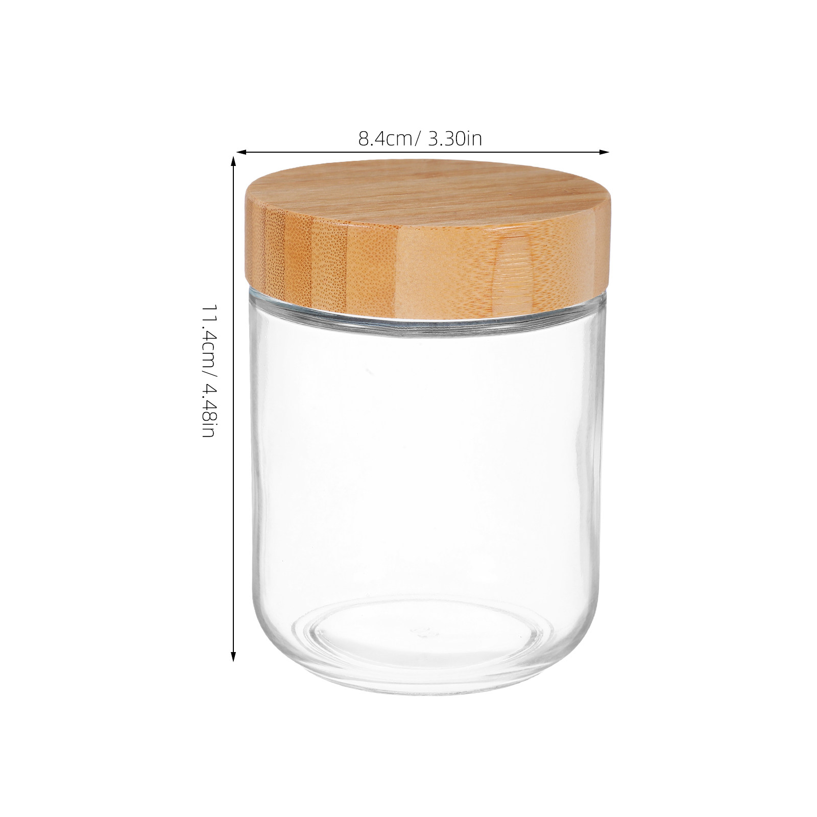 4 Stück Glas-Küchen-Aufbewahru – Food Storage With Glass Lids Bewertung und Preis