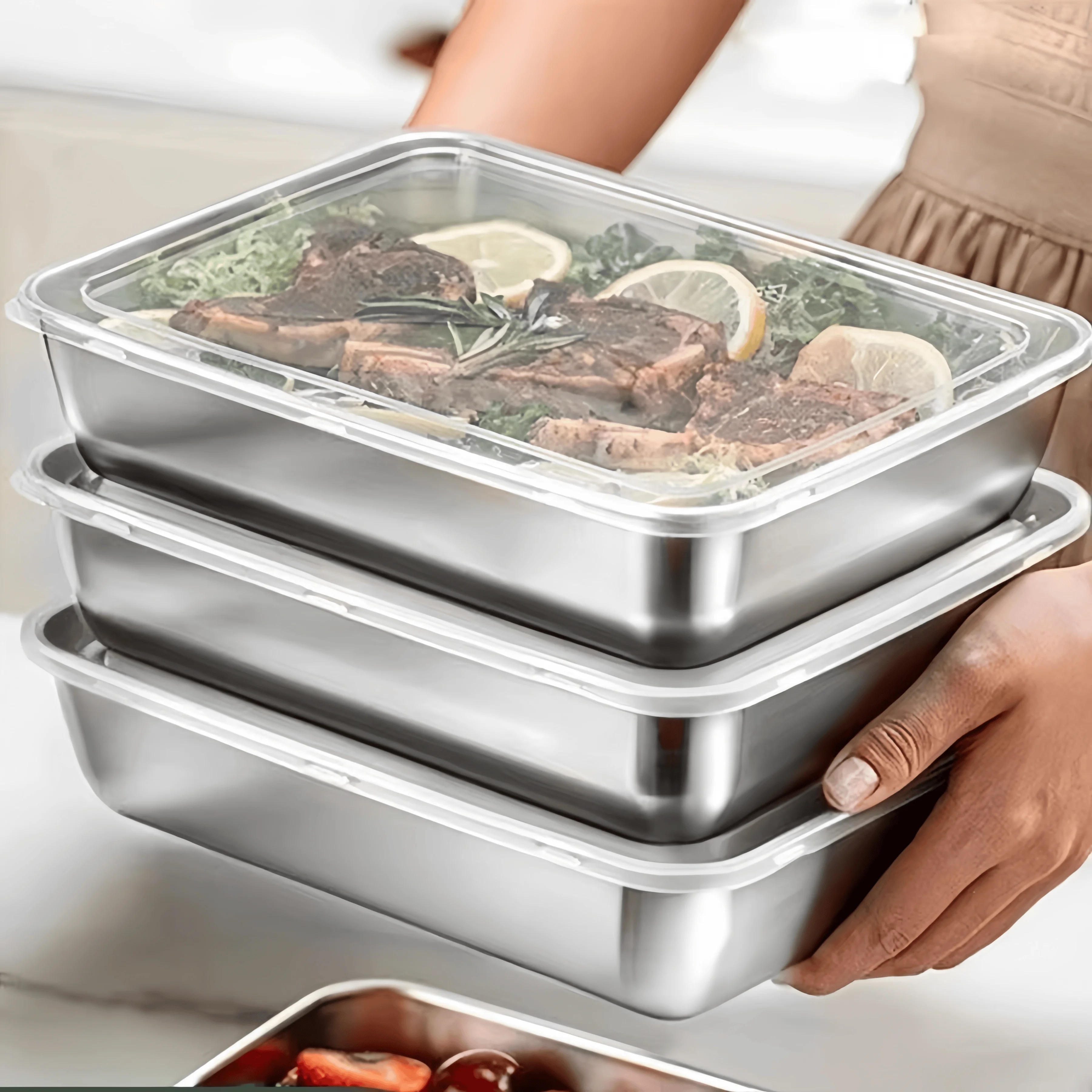 Edelstahl-Lunchbox mit Dichtun – Food Storage Box Bewertung und Preis